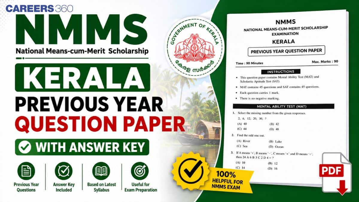 NMMS Kerala Previous Year Question Paper with Answer Key PDF Download (2025, 2024, 2023, 2022)